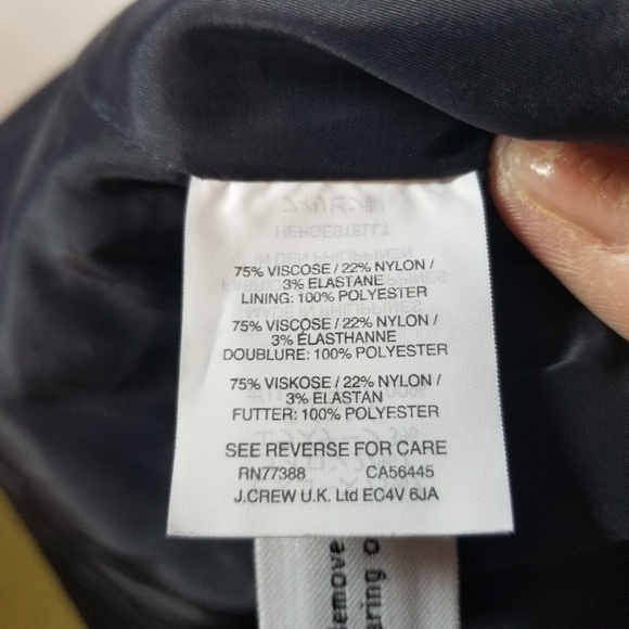 J. Crew Going Out stretch twill black blazer - Picture 12 of 14